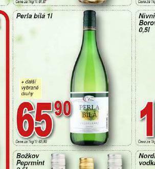 Lidl Perla bílá nabídka