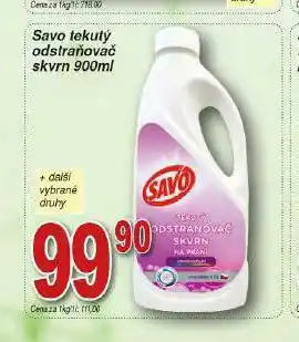 Lidl Savo tekutý odstraňovač nabídka