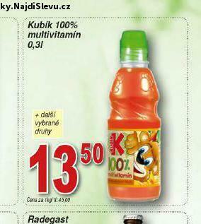Lidl Kubík 100% nabídka