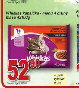 Lidl Whiskas kapsička nabídka