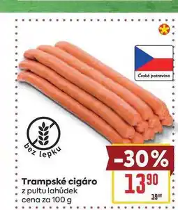 Billa Trampské cigáro z pultu lahůdek cena za nabídka