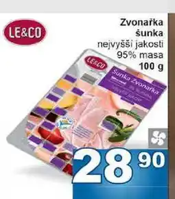 Jip Zvonařka šunka nejvyšší jakosti 95% masa nabídka