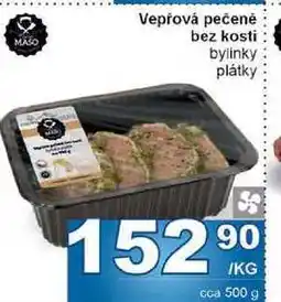 Jip Vepřová pečené bez kosti bylinky plátky nabídka