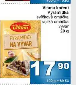 Jip Vitana koření Pyramidka nabídka