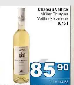 Jip Chateau Valtice Müller Thurgau Veltlínské zelené nabídka