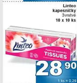 Jip Linteo kapesničky 3vrstvé 10 x 10 ks nabídka