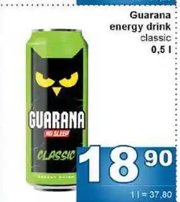 Jip Guarana energy drink classic nabídka