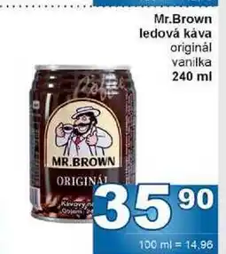 Jip Mr.Brown ledová káva originál vanilka nabídka