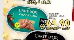 Jip Carte D'Or zmrzlina 825ml, vybrané druhy nabídka