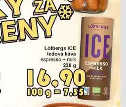 Jip Löfbergs ledová káva espresso + milk 230 g nabídka