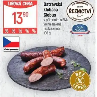 Globus Ostravská klobása Globus nabídka