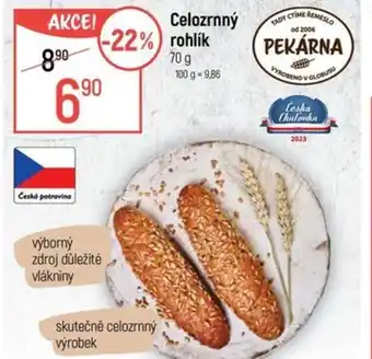 Globus Celozrnný rohlík nabídka