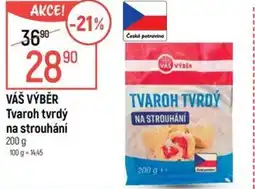 Globus VÁŠ VÝBĚR Tvaroh tvrdý na strouhání nabídka
