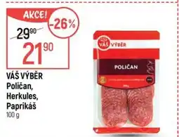 Globus VÁŠ VÝBĚR Poličan, Herkules, Paprikáš nabídka
