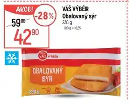 Globus VÁŠ VÝBĚR Obalovaný sýr nabídka