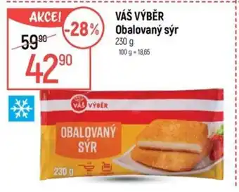 Globus VÁŠ VÝBĚR Obalovaný sýr nabídka