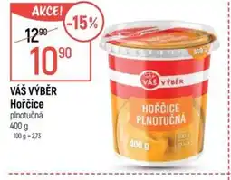 Globus VÁŠ VÝBĚR Hořčice nabídka