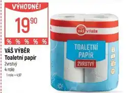 Globus VÁŠ VÝBĚR Toaletní papír nabídka