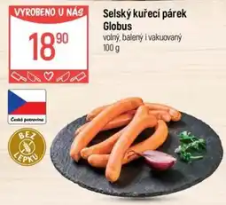 Globus Selský kuřecí párek Globus nabídka