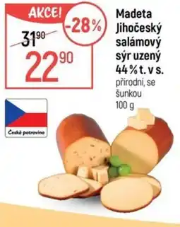 Globus Madeta Jihočeský salámový sýr uzený 44% t.vs. nabídka