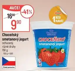 Globus Choceňský smetanový jogurt nabídka