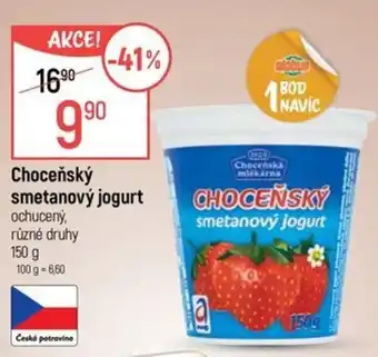 Globus Choceňský smetanový jogurt nabídka