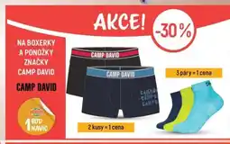 Globus Na boxerky a ponožky značky Camp David nabídka