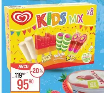 Globus Algida Kids Mix nabídka