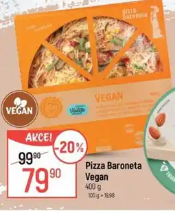 Globus Pizza Baroneta Vegan nabídka