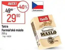 Globus Tatra Farmářské máslo nabídka