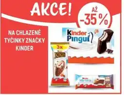 Globus Na chlazené tyčinky značky Kinder nabídka