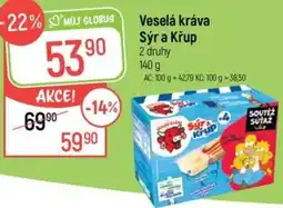Globus Veselá kráva Sýr a Křup nabídka