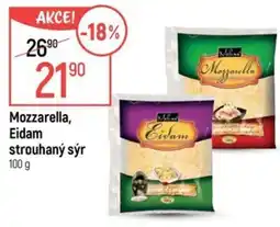 Globus Mozzarella, Eidam strouhaný sýr nabídka