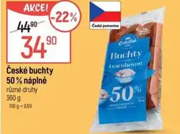 Globus České buchty 50% náplně nabídka