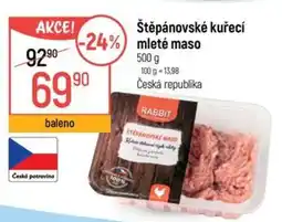Globus Štěpánovské kuřecí mleté maso nabídka