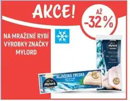 Globus Na mražené rybí výrobky značky Mylord nabídka