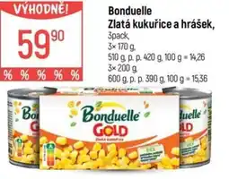 Globus Bonduelle Zlatá kukuřice a hrášek nabídka