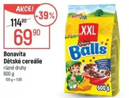 Globus Bonavita Dětské cereálie nabídka