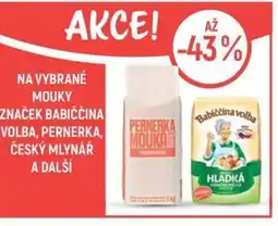 Globus Na vybrané mouky značek Babiččina volba, Pernerka, český mlynář a další nabídka