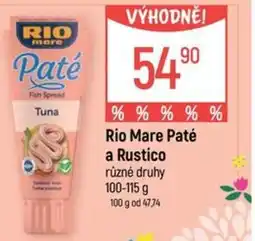 Globus Rio Mare Paté a Rustico nabídka