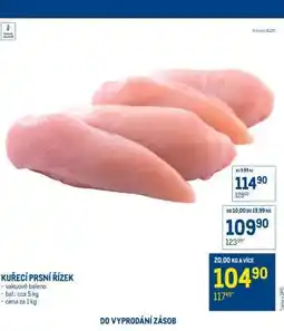 Makro Kuřecí prsní řízek nabídka