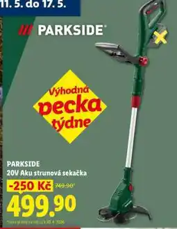 Lidl Parkside 20V Aku strunová sekačka nabídka