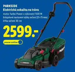 Lidl PARKSIDE ELEKTRICKÁ SEKAČKA NA TRÁVU nabídka