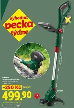 Lidl Parkside 20V Aku strunová sekačka nabídka