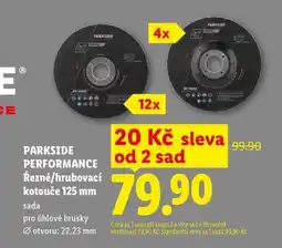 Lidl PARKSIDE PERFORMANCE Řezné/hrubovací kotouče 125 mm nabídka