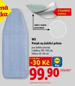 Lidl W5 Potah na žehlící prkno nabídka