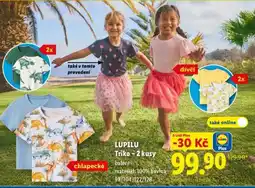 Lidl LUPILU TRIKO 2 KUSY nabídka