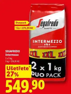 Lidl Segafredo Intermezzo nabídka