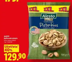 Lidl Alesto KALIFORNSKÉ PISTÁCIE nabídka