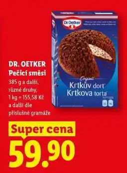 Lidl Dr. Oetker pečicí směsi nabídka